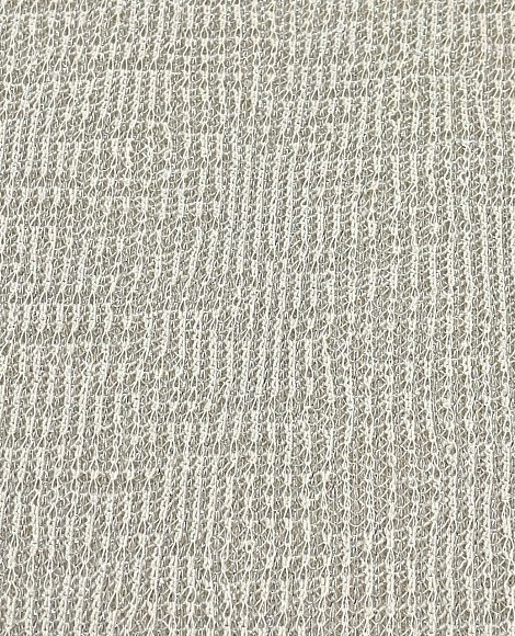 Трикотаж тонкая вязка серебро молочный